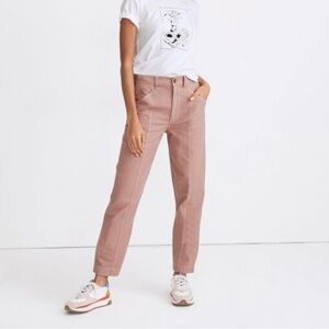 Madewell Moleskin High-Rise Seamed Tapered Pants Women’s 2 Casual Summer Weekend
